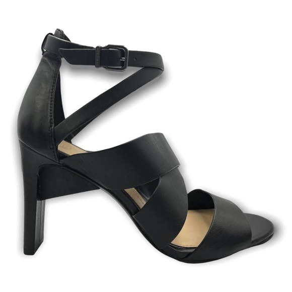 Gianni Bini Leather Criss Cross Ankle Strap Strappy High Heel Sandal 10 - Picture 4 of 8